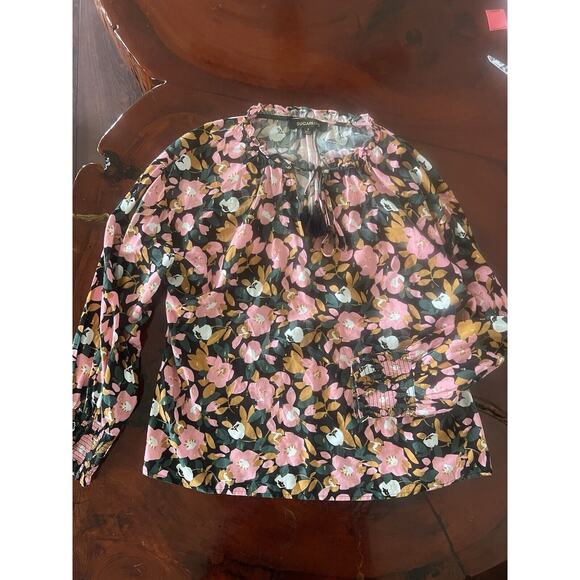 Sugarlips Floral Long Sleeve Blouse Size Small - Picture 1 of 4